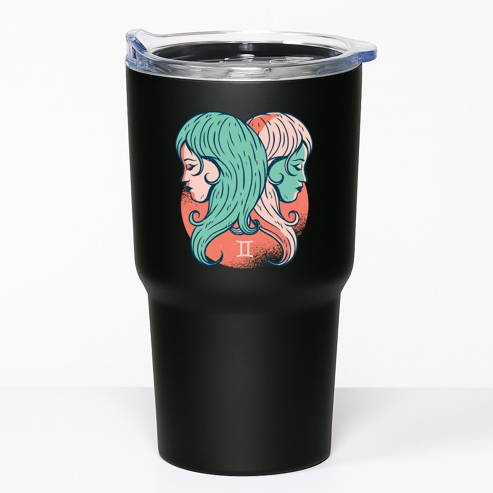 Gemini Zodiac Girl Tumbler