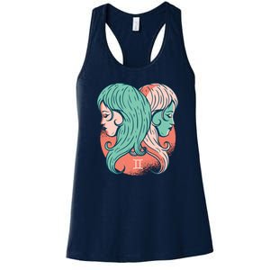 Gemini Zodiac Girl Women's Racerback Tank