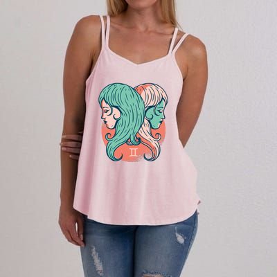 Gemini Zodiac Girl Women's Strappy Tank