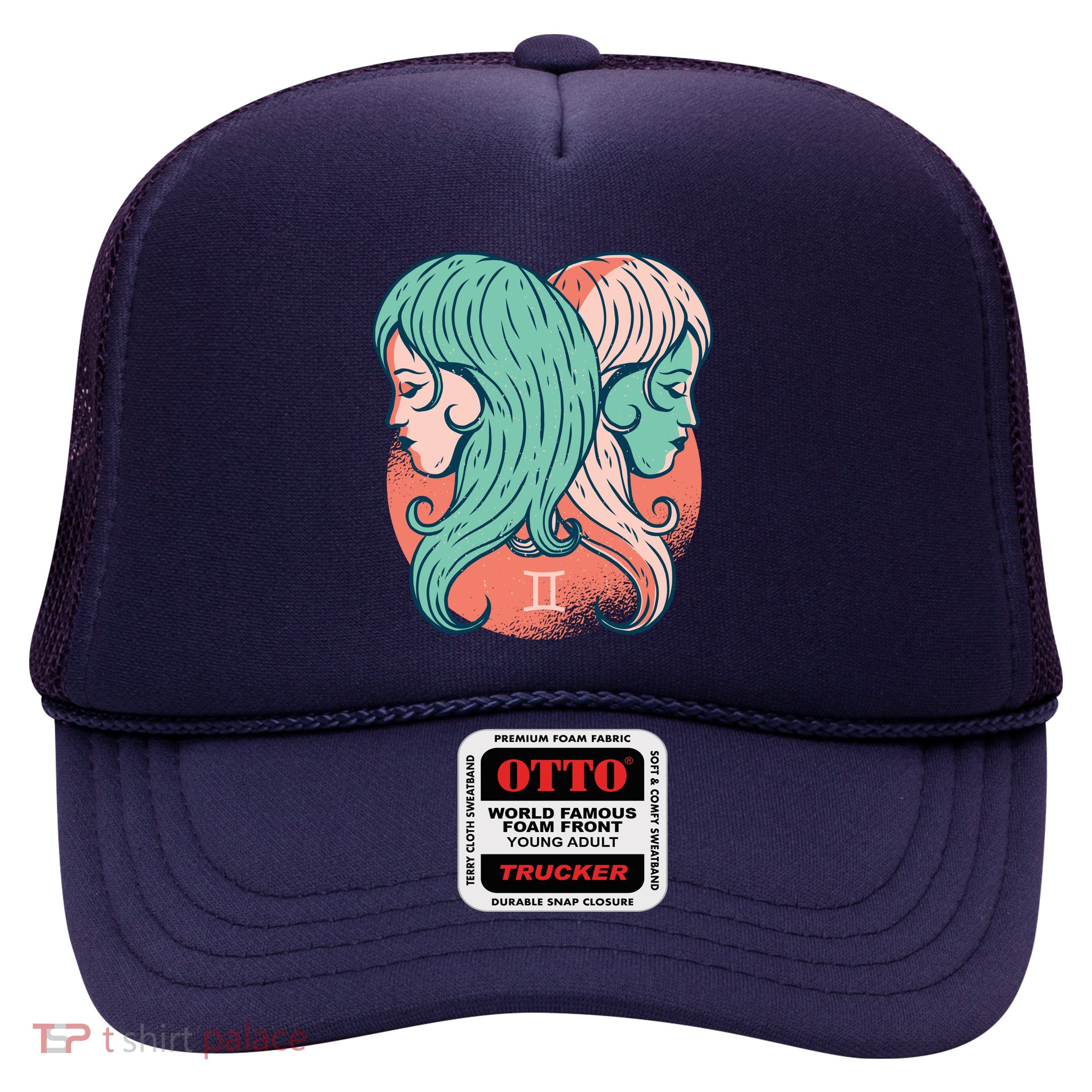 Gemini Zodiac Girl Trucker Hat