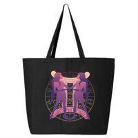 Gemini Zodiac Symbol 25L Jumbo Tote