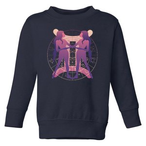 Gemini Zodiac Symbol Toddler Sweatshirt