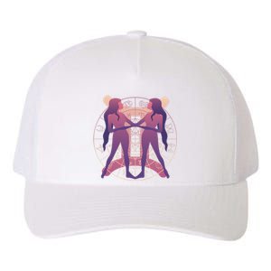 Gemini Zodiac Symbol Yupoong Adult 5-Panel Trucker Hat