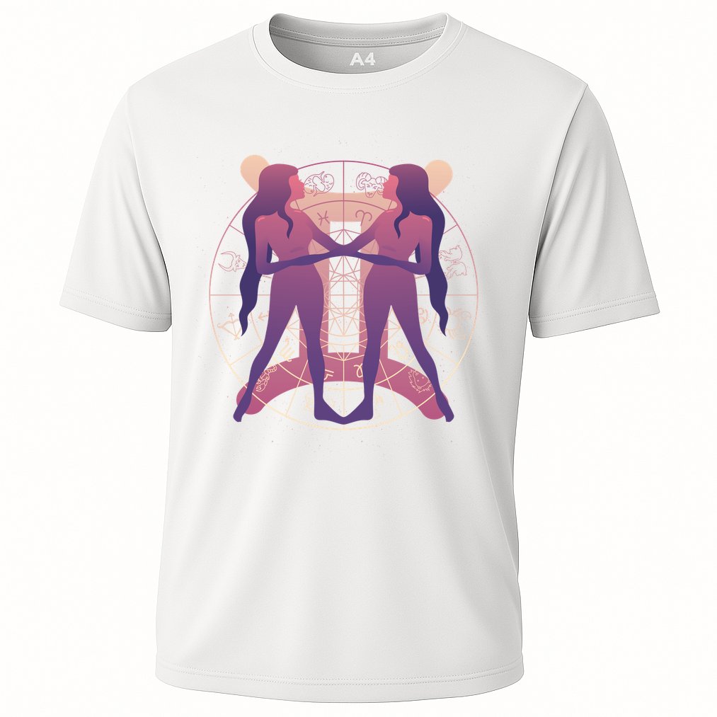 Gemini Zodiac Symbol Performance Shirt