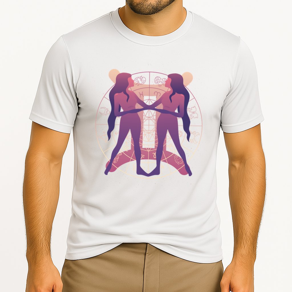 Gemini Zodiac Symbol Performance Shirt