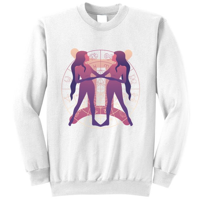 Gemini Zodiac Symbol Sweatshirt