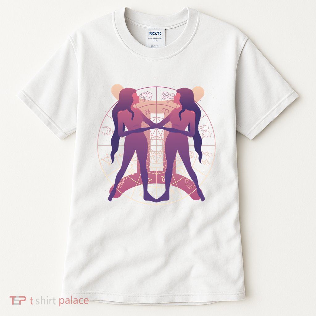Gemini Zodiac Symbol Tall T-Shirt