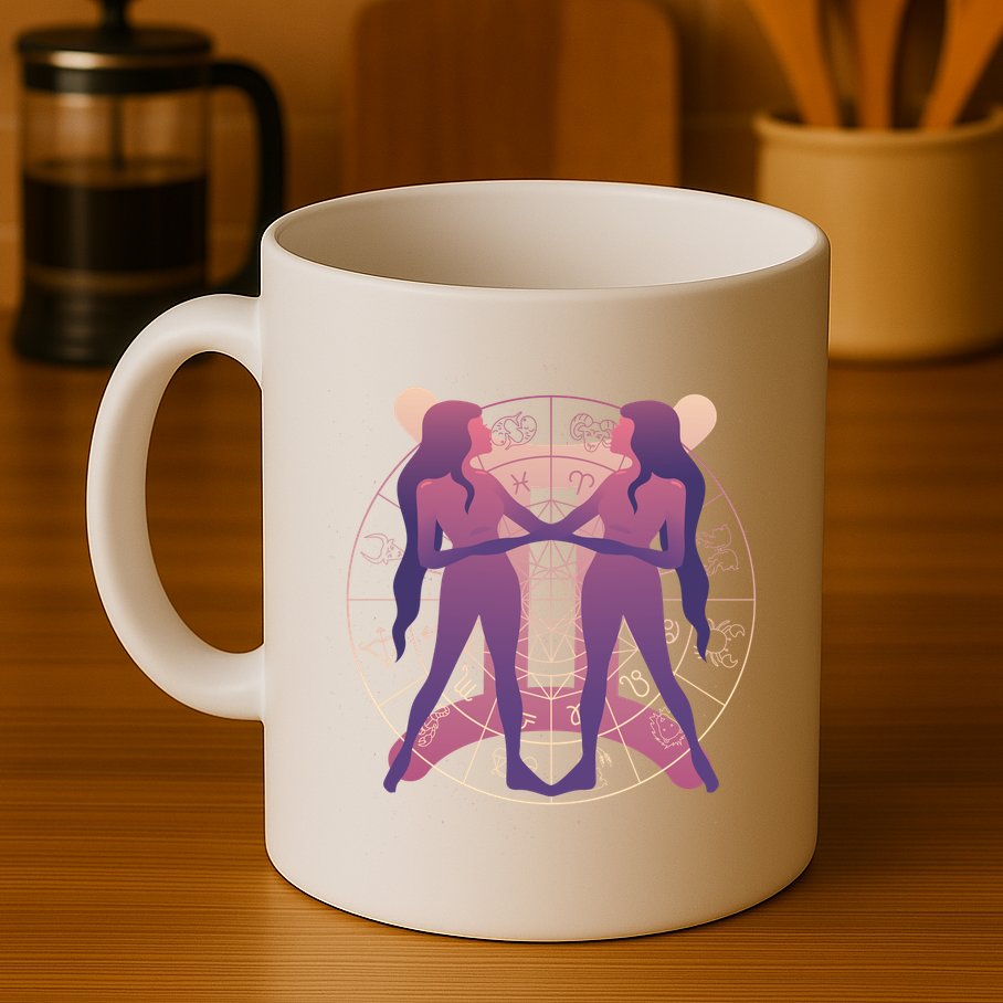 Gemini Zodiac Symbol Mug