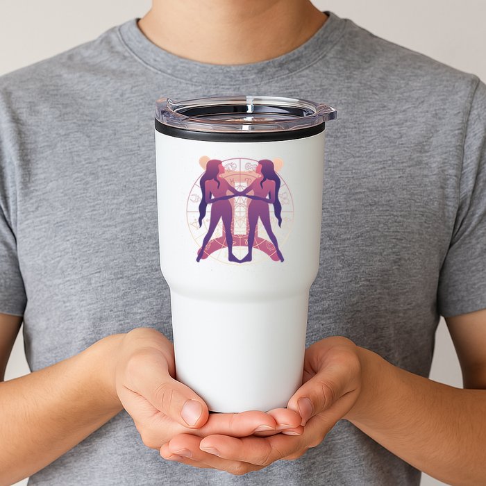 Gemini Zodiac Symbol Tumbler