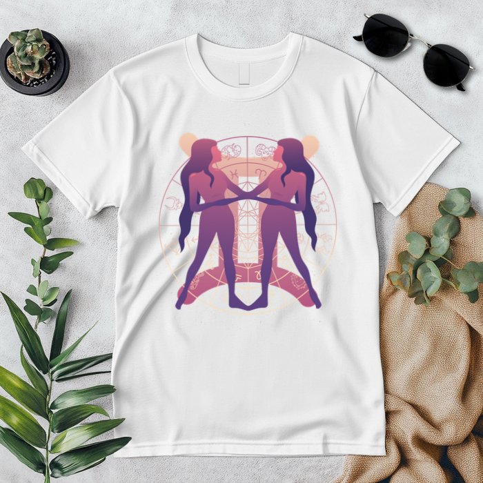 Gemini Zodiac Symbol Premium T-Shirt