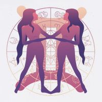 Gemini Zodiac Symbol Premium T-Shirt