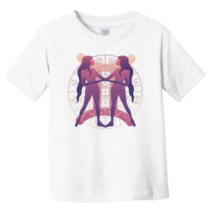 Gemini Zodiac Symbol Toddler T-Shirt