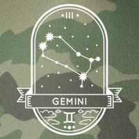 Gemini Zodiac Symbol Design Legacy Tie Dye Trucker Hat