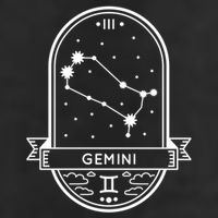 Gemini Zodiac Symbol Design 25L Jumbo Tote