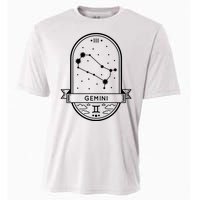 Gemini Zodiac Symbol Design Cooling Performance Crew T-Shirt