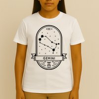 Gemini Zodiac Symbol Design T-Shirt