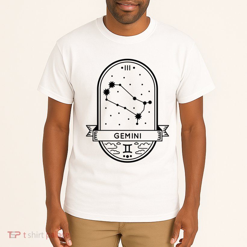Gemini Zodiac Symbol Design Tall T-Shirt