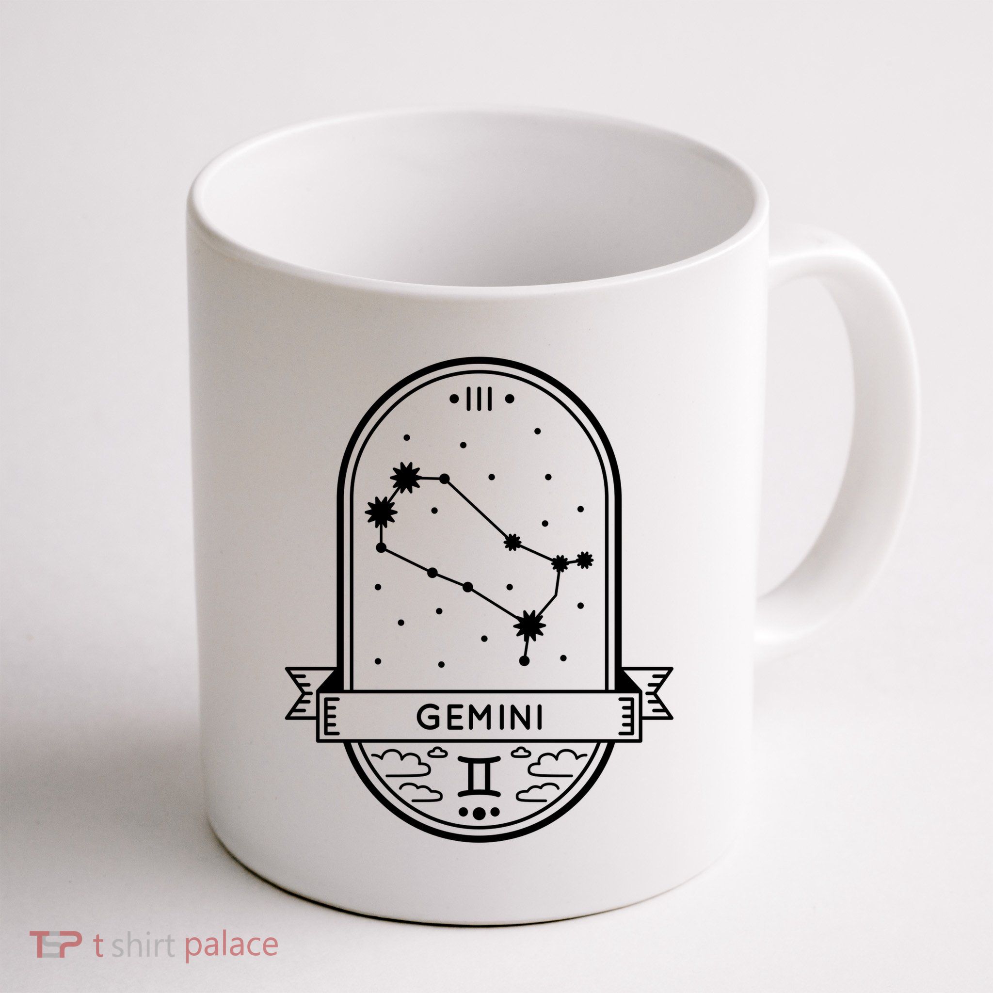 Gemini Zodiac Symbol Design Mug