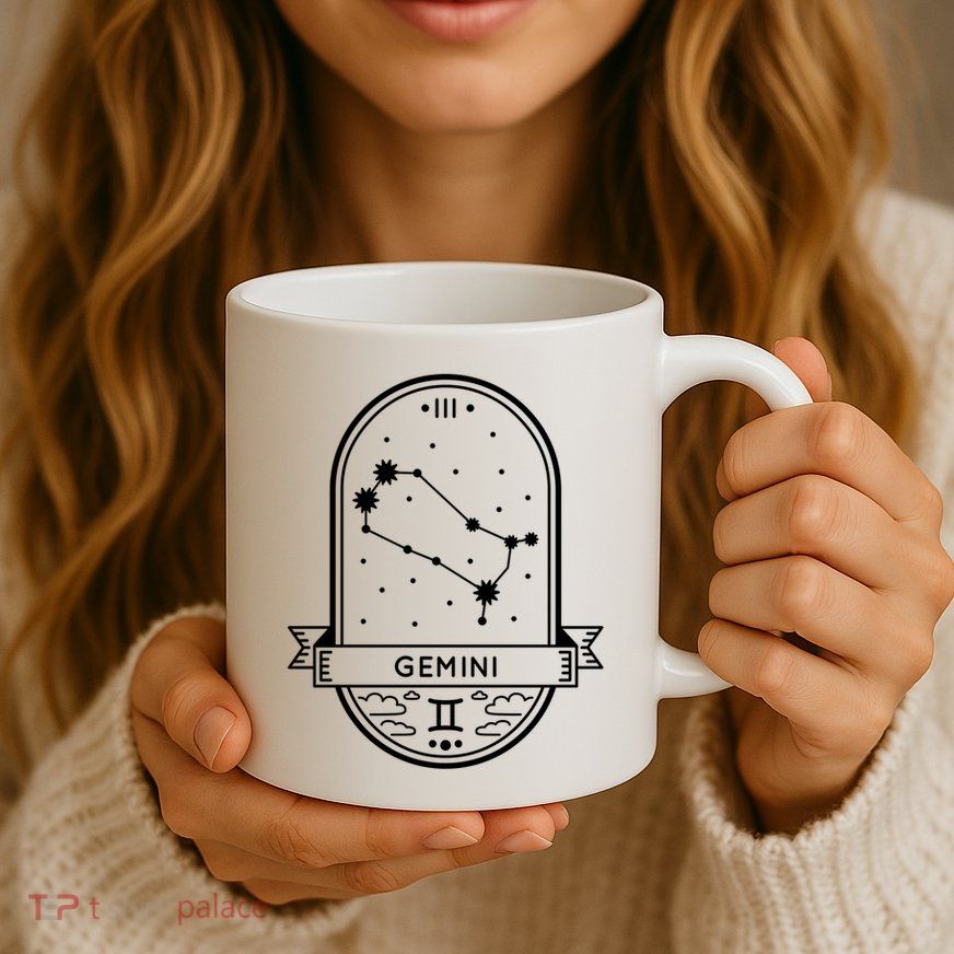 Gemini Zodiac Symbol Design Mug