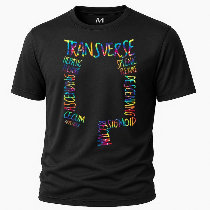 Gi Endoscopy Nurse Endo Tech Colonoscopy Map Cooling Performance Crew T-Shirt
