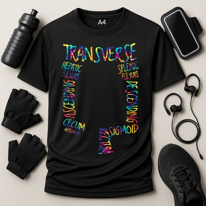 Gi Endoscopy Nurse Endo Tech Colonoscopy Map Cooling Performance Crew T-Shirt