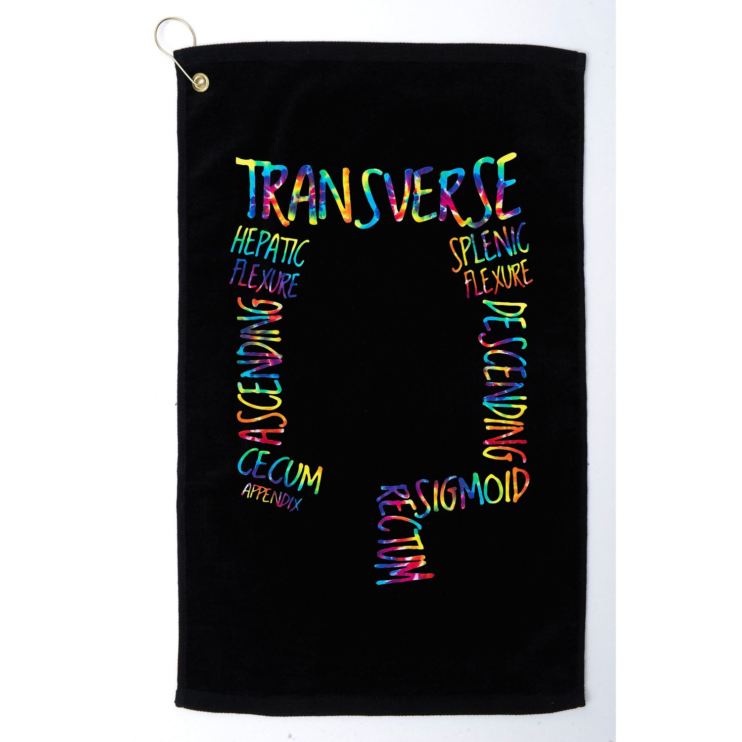Gi Endoscopy Nurse Endo Tech Colonoscopy Map Golf Towel