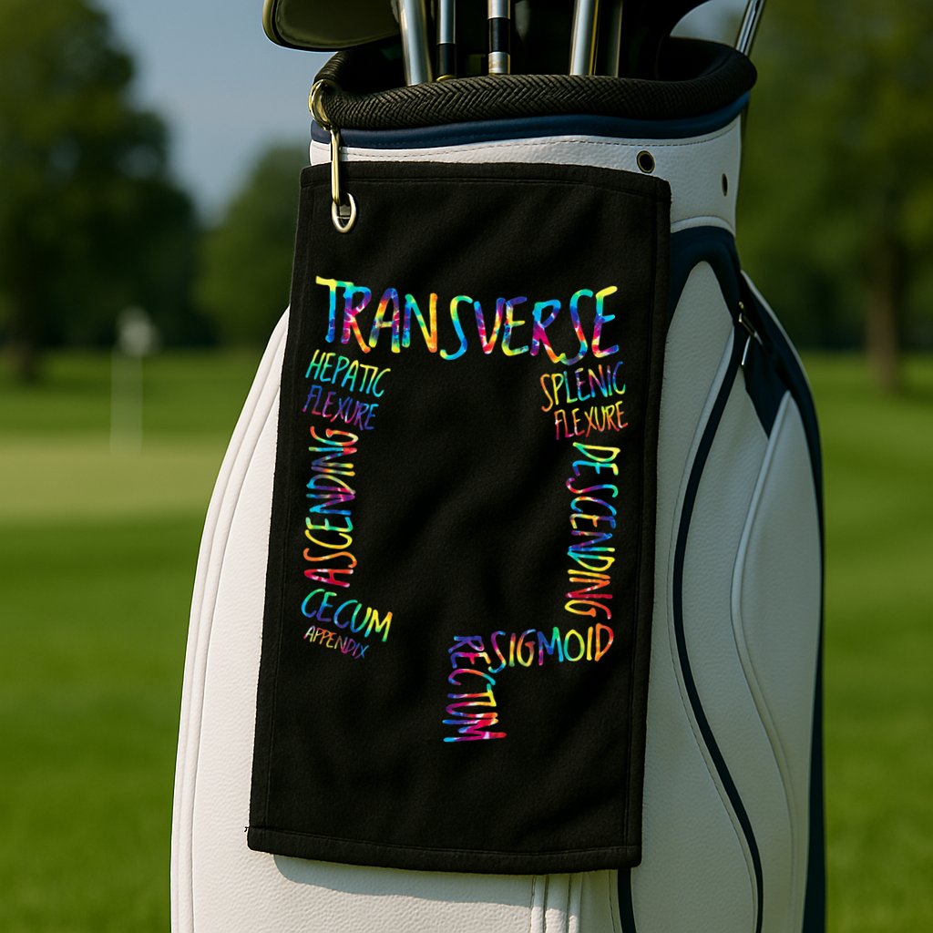 Gi Endoscopy Nurse Endo Tech Colonoscopy Map Golf Towel