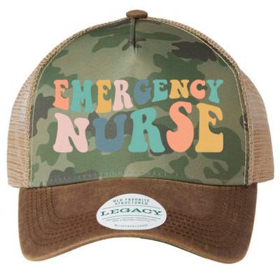 Groovy Er Nurse Emergency Room Nurse School Women Nursing Legacy Tie Dye Trucker Hat