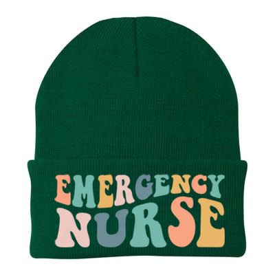 Groovy Er Nurse Emergency Room Nurse School Women Nursing Knit Cap Winter Beanie