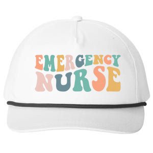 Groovy Er Nurse Emergency Room Nurse School Women Nursing Snapback Five-Panel Rope Hat