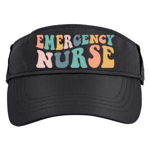 Groovy Er Nurse Emergency Room Nurse School Women Nursing Adult Drive Performance Visor