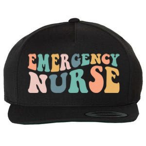 Groovy Er Nurse Emergency Room Nurse School Women Nursing Wool Snapback Cap