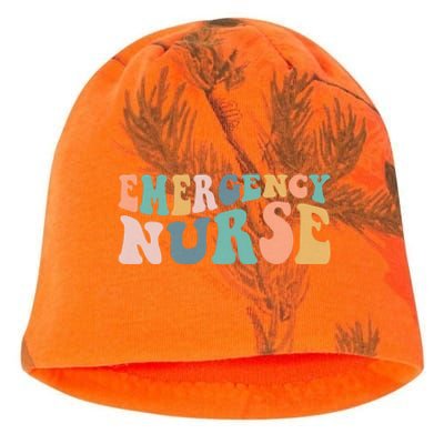 Groovy Er Nurse Emergency Room Nurse School Women Nursing Kati - Camo Knit Beanie