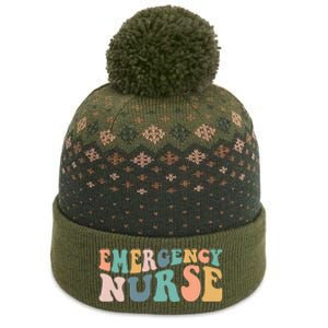 Groovy Er Nurse Emergency Room Nurse School Women Nursing The Baniff Cuffed Pom Beanie