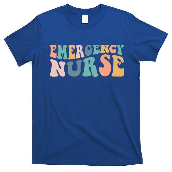 Groovy Er Nurse Emergency Room Nurse School Nursing Gift T-Shirt