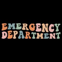 Groovy Emergency Nurse ED ER Emergency Department Nursing Cooling Performance Crew T-Shirt