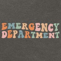 Groovy Emergency Nurse ED ER Emergency Department Nursing Cotton Canvas Backpack