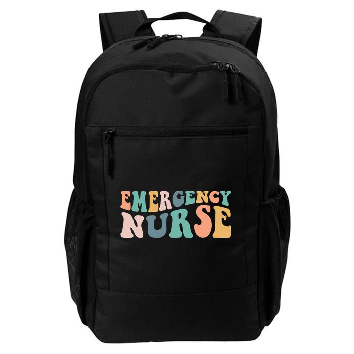 Groovy ER Nurse Emergency Room Nurse School Women Nursing Daily Commute Backpack