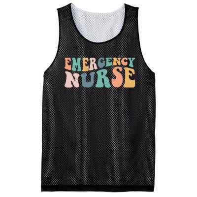 Groovy ER Nurse Emergency Room Nurse School Women Nursing Mesh Reversible Basketball Jersey Tank