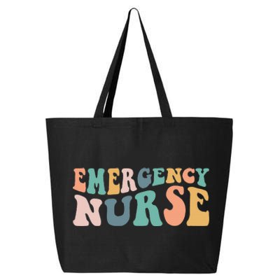 Groovy ER Nurse Emergency Room Nurse School Women Nursing 25L Jumbo Tote