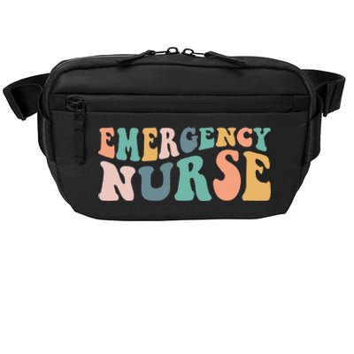 Groovy ER Nurse Emergency Room Nurse School Women Nursing Crossbody Pack