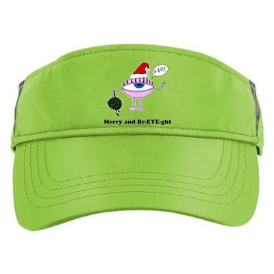 Giant Eyeball Number 2 Merry And Bright Holiday Adult Drive Performance Visor