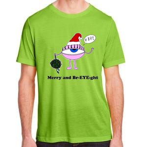 Giant Eyeball Number 2 Merry And Bright Holiday Adult ChromaSoft Performance T-Shirt