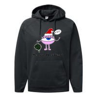 Giant Eyeball Number 2 Merry And Bright Holiday Performance Fleece Hoodie