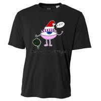 Giant Eyeball Number 2 Merry And Bright Holiday Cooling Performance Crew T-Shirt