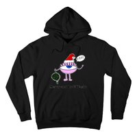 Giant Eyeball Number 2 Merry And Bright Holiday Hoodie