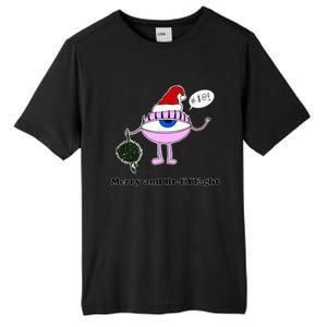 Giant Eyeball Number 2 Merry And Bright Holiday Tall Fusion ChromaSoft Performance T-Shirt