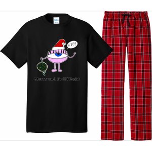 Giant Eyeball Number 2 Merry And Bright Holiday Pajama Set