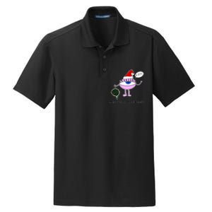 Giant Eyeball Number 2 Merry And Bright Holiday Dry Zone Grid Polo