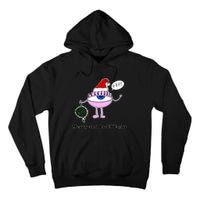 Giant Eyeball Number 2 Merry And Bright Holiday Tall Hoodie